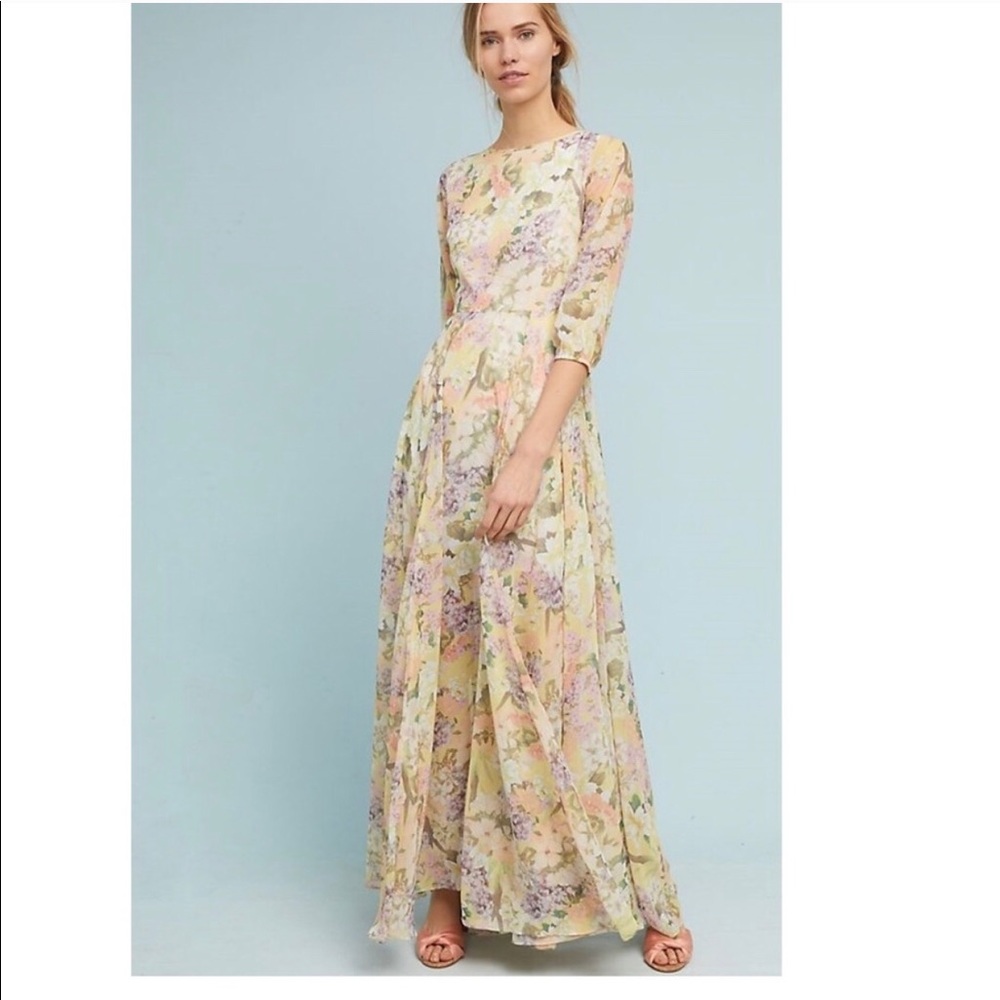 Anthropologie long dress